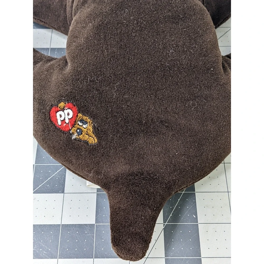 Tonka‎ Pound Puppies Brown Dog Plush Collar 17 Inch 1985 Stuffed Animal Toy